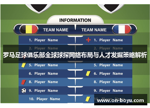 罗马足球俱乐部全球球探网络布局与人才发掘策略解析