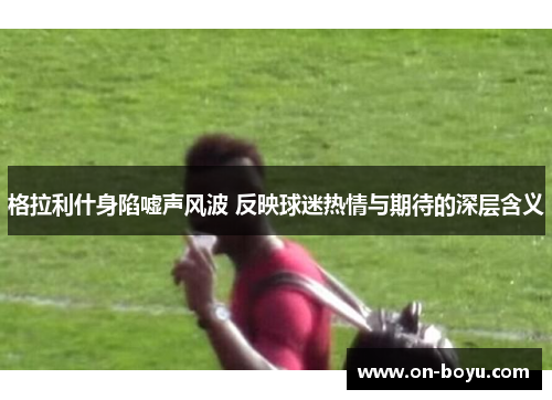 格拉利什身陷嘘声风波 反映球迷热情与期待的深层含义