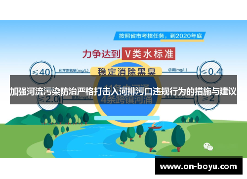 加强河流污染防治严格打击入河排污口违规行为的措施与建议