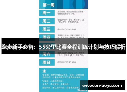 跑步新手必备：55公里比赛全程训练计划与技巧解析